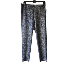 BAR III DUBLIN BLACK AND SILVER COMBO SPARKLE LEGGINGS NWT